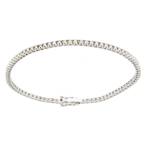 Tennis Bracelet Woman Promesse Gioielli White Gold