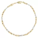 Bracciale Uomo Oro Giallo Bianco GL100563