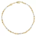 White Yellow Gold Men&#39;s Bracelet GL100563