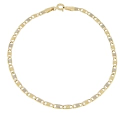 White Yellow Gold Men&#39;s Bracelet GL100567