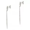 Women&#39;s White Gold Diamond Earrings GL100574