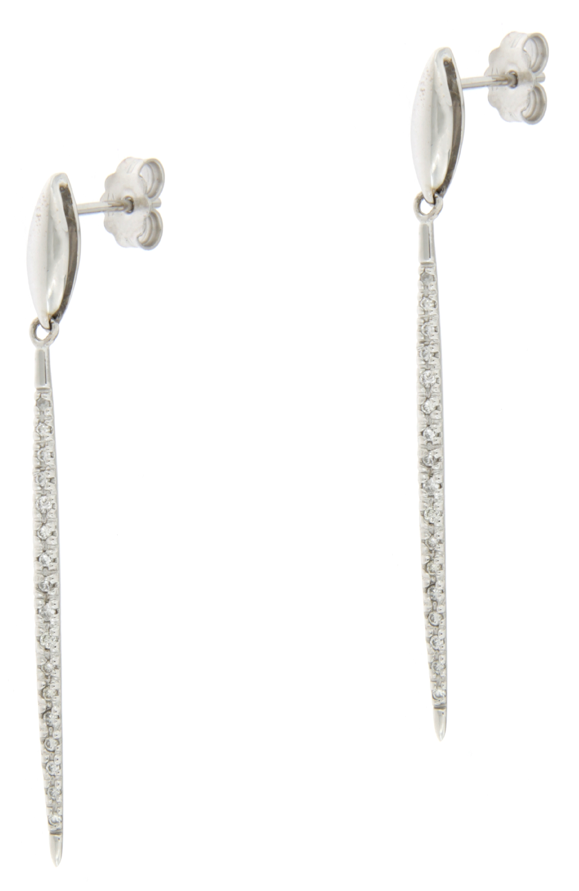 Women's White Gold Diamond Earrings GL100574 GioielleriaLucchese.it