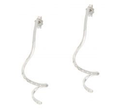 Women&#39;s White Gold Diamond Earrings GL100575