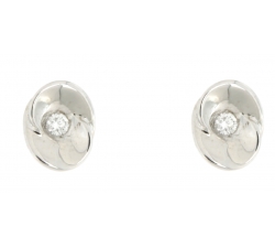 Women&#39;s White Gold Diamond Earrings GL100577