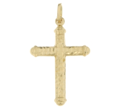 Unisex Cross Yellow Gold GL100579