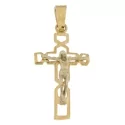 Cross Man Gelbgold Weiß GL100581