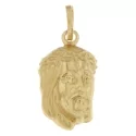 Pendant Face of Christ Jesus Yellow Gold GL100587