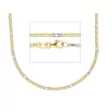 Yellow White Gold Men&#39;s Necklace GL-SONVBC050GB50