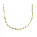 Yellow White Gold Men&#39;s Necklace GL-SONVBC060GB50