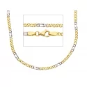 Yellow White Gold Men&#39;s Necklace GL-SONVBC060GB50