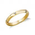 Ehering Gelbgold Diamanten FAD080GG