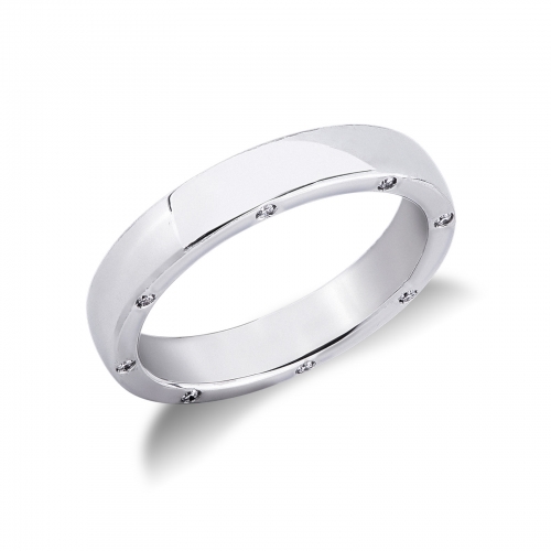 Wedding Ring White Gold Diamonds FSD021BB