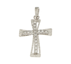 Cross Woman White Gold GL100592