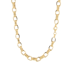 Herrenhalskette aus Gelbgold GL100605