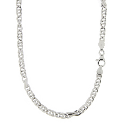 Men&#39;s White Gold Necklace GL100606