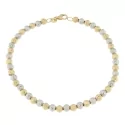 Bracciale Donna Oro Giallo Bianco GL100612