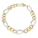 Bracciale Donna Oro Giallo Bianco GL100615