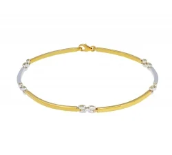 Bracciale Uomo Oro Giallo Bianco GL-SON168019