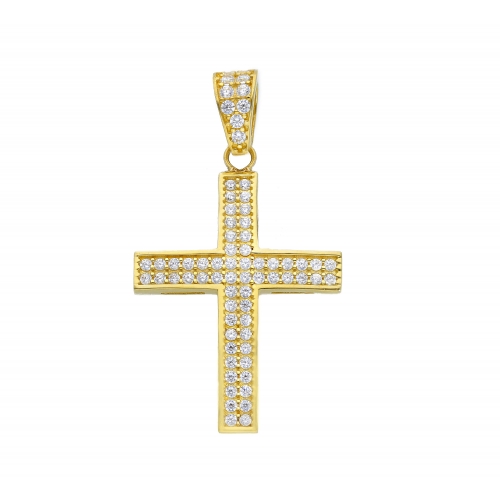 Unisex Cross Yellow Gold GL-SON262700