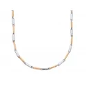 White Rose Gold Men&#39;s Necklace GL-SONVIR715RB50