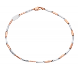 Weißes Roségold Herrenarmband GL-SONVIR715RB21