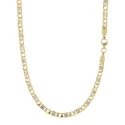 Herren-Halskette aus Weiß-Gelb-Gold GL100618