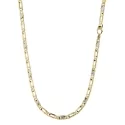 White Yellow Gold Men&#39;s Necklace GL100626