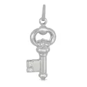 Key pendant white gold 803321737023