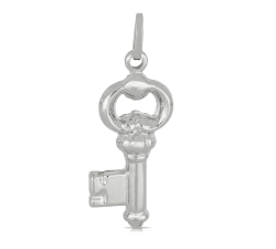 Key pendant white gold 803321737023