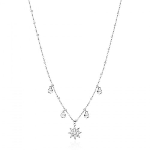 Collana Donna Brosway In Acciaio Con Pendente Quadrifoglio