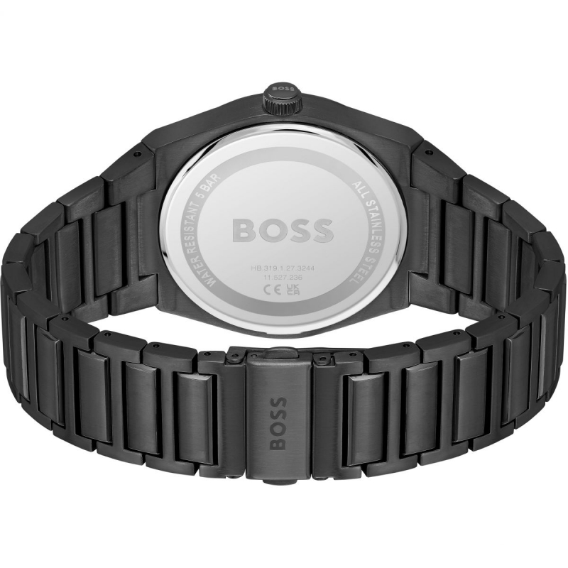 Orologio Hugo Da Uomo – Collezione RASE – Quadrante Nero Con Dettagli Rossi – Cinturino In Pelle – 1530115