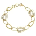 White Yellow Gold Woman Bracelet GL100629