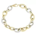 White Yellow Gold Woman Bracelet GL100630