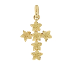 Women&#39;s Cross Pendant Yellow Gold GL100632