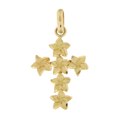 Women&#39;s Cross Pendant Yellow Gold GL100632