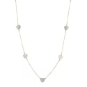 White Yellow Gold Woman Necklace GL100634