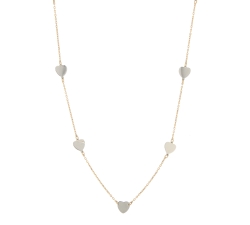 White Yellow Gold Woman Necklace GL100634