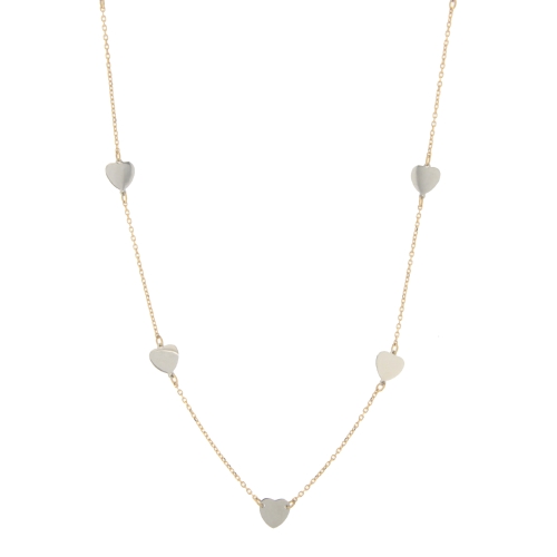White Yellow Gold Woman Necklace GL100634