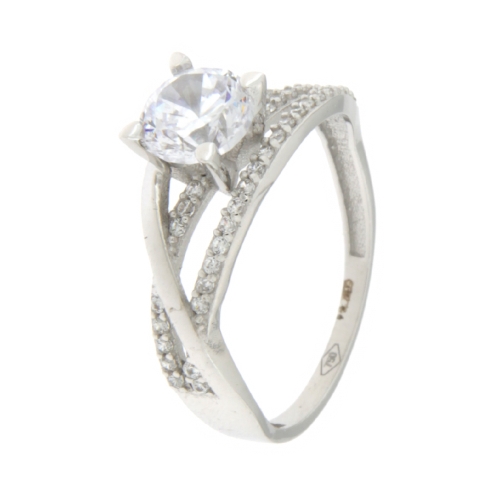 White Gold Woman Ring GL100644