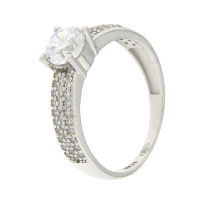 White Gold Woman Ring GL100645