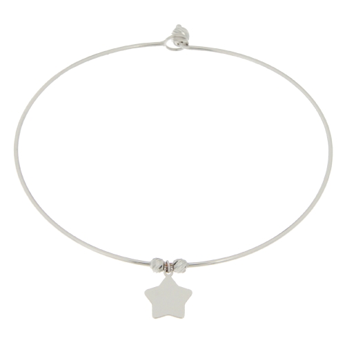 Naava Bracciale Donna Oro Bianco 9 Carati (375/1000) Con Diamante | Gioiello Di Lusso Con Certificato Di Autenticità