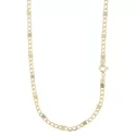 Collana Uomo Oro Giallo Bianco GL100657