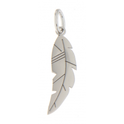 Unisex White Gold Pendant GL100660