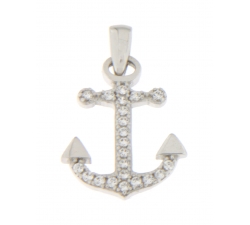 Unisex White Gold Pendant GL100661