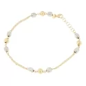 Bracciale Donna Oro Giallo Bianco GL100669