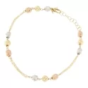 Bracciale Donna Oro Giallo Bianco Rosa GL100670