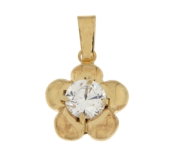 Yellow Gold Woman Pendant GL100671