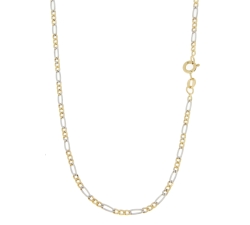 White Yellow Gold Men&#39;s Necklace GL100689