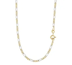 Collana Uomo Oro Giallo Bianco GL100696