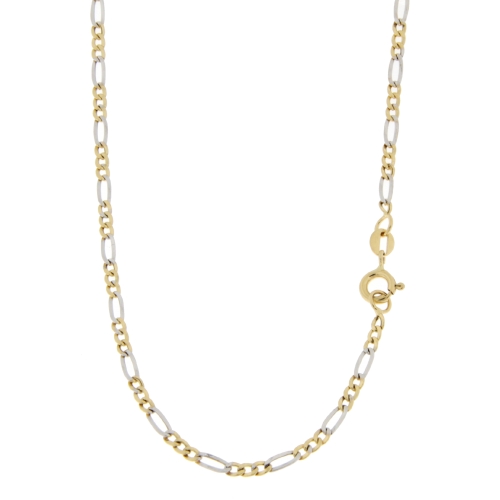 White Yellow Gold Men&#39;s Necklace GL100696